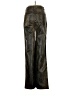 MNG 100% Viscose Metallic Gold Casual Pants Size 4 - photo 2