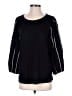 J.Jill Black 3/4 Sleeve Top Size M - photo 1
