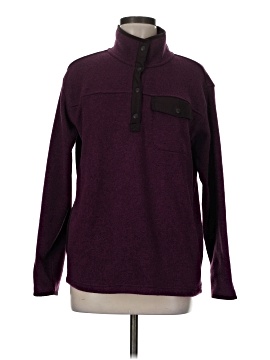 Eddie Bauer Maglione Donna – Girocollo A V, Maniche Lunghe, Cotone E Poliammide, Lavabile In Lavatrice, Colore Blu