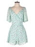 Slate & Willow Hearts Teal Romper Size S - photo 1