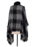 Unbranded Plaid Black Poncho One size - photo 2