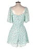 Slate & Willow Hearts Teal Romper Size XS - photo 2