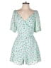 Slate & Willow Hearts Teal Romper Size XS - photo 1