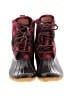 Sperry Top Sider Plaid Burgundy Brown Boots Size 6 1/2 - photo 2