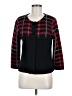 R.Q.T Plaid Black Cardigan Size M - photo 1