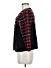 R.Q.T Plaid Black Cardigan Size M - photo 5