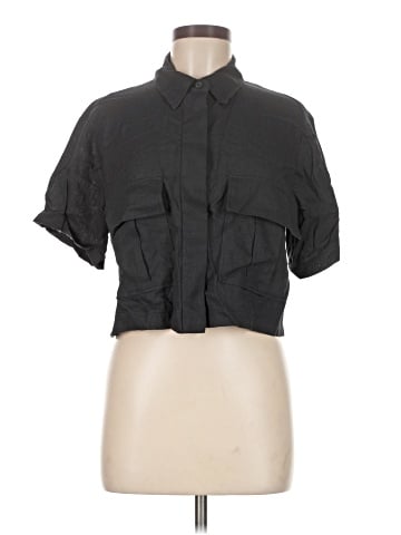 Divided by H&M Short Sleeve Button-Down Shirt (view 1)
