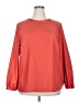 Pendleton 100% Polyester Orange Long Sleeve Blouse Size 20W - photo 1