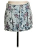 Bershka Floral Blue Denim Skirt Size EU 36 / US 6 - photo 1