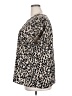 Halogen 100% Polyester Animal Print Ivory Short Sleeve Blouse Size 2X - photo 5
