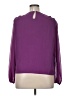 Shein 100% Polyester Purple Long Sleeve Blouse Size XL - photo 2
