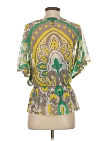 INC International Concepts Short Sleeve Blouse (view 2)