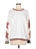 Unbranded 100% Cotton Color Block White Sweatshirt Size M - photo 1