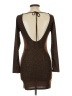 Shasa Metallic Brown Cocktail Dress Size L - photo 2