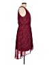 Mossimo 100% Polyester Chevron-herringbone Burgundy Casual Dress Size L - photo 4