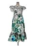 Mary Katrantzou Print Green Gray Casual Dress Size 14 - photo 1