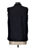 J by Joie 100% Polyester Blue Black Sleeveless Blouse Size L - photo 2