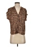 By Anthropologie 100% Polyester Brown Tank Top Size S - photo 1