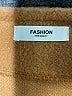 Fashion 100% Polyester Brown Orange Coat Size L (estimated) - photo 6