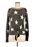 Olivaceous Stars Gray Pullover Sweater Size M - photo 1