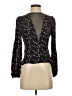 fleur du mal 100% Silk Black Long Sleeve Silk Top Size 0 - photo 1