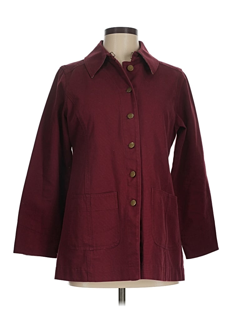 Pre-owned Pendleton Coat In Burgundy