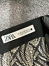Zara Chevron-herringbone Silver Cocktail Dress Size XS - photo 7
