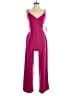 Crystal Sky Solid Pink Jumpsuit Size S - photo 1