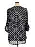 Roz & Ali 100% Polyester Black 3/4 Sleeve Blouse Size 1X - photo 2