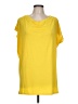 Poetsky Yellow Short Sleeve Top Size L - photo 1