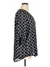 Roz & Ali 100% Polyester Black 3/4 Sleeve Blouse Size 1X - photo 4