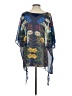 Colleen Lopez 100% Polyester Blue Kimono Size S - photo 2