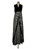 Iris Setlakwe Chevron-herringbone Black Casual Dress Size 8 - photo 1