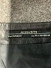 ALLSAINTS 100% Leather Solid Black Leather Skirt Size 2 - photo 3