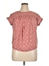 Unbranded 100% Polyester Red Short Sleeve Blouse Size XL (estimated) - photo 1