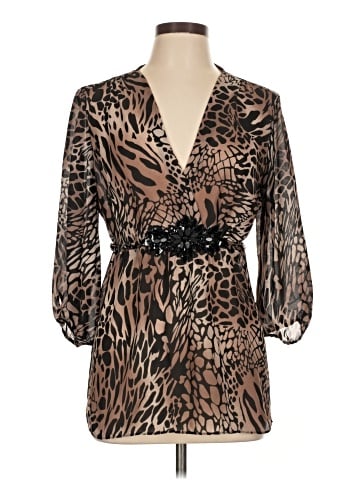 Tapemeasure Long Sleeve Blouse (view 1)