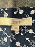 Ann Taylor LOFT 100% Polyester Blue 3/4 Sleeve Blouse Size L - photo 4