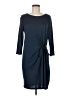 Gap Outlet Solid Blue Casual Dress Size M - photo 1