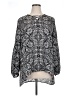 Maurices 100% Polyester Silver Long Sleeve Blouse Size XXL - photo 1
