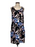 Gap Outlet 100% Polyester Print Black Casual Dress Size S - photo 1