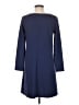 Gap Solid Blue Casual Dress Size 8 - photo 2