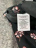 Ann Taylor LOFT 100% Polyester Floral Black Long Sleeve Blouse Size L - photo 8