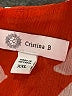 Cristina B. 100% Polyester Orange Sleeveless Blouse Size XXL - photo 7