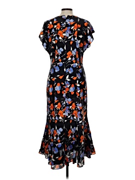 fit and flare mini dress Champagne Linen Floral Print Flare Mini Dress