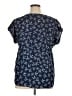 Live 4 Truth 100% Polyester Stars Blue Short Sleeve Blouse Size XL - photo 2