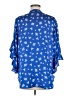 Vince Camuto 100% Polyester Blue 3/4 Sleeve Blouse Size M - photo 2