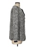 Talbots Animal Print Silver Long Sleeve Blouse Size L - photo 4