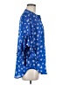 Vince Camuto 100% Polyester Blue 3/4 Sleeve Blouse Size M - photo 4