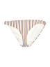 Onia Stripes White Swimsuit Bottoms Size M - photo 1
