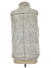 Thread & Supply 100% Polyester Gray Faux Fur Vest Size L - photo 2